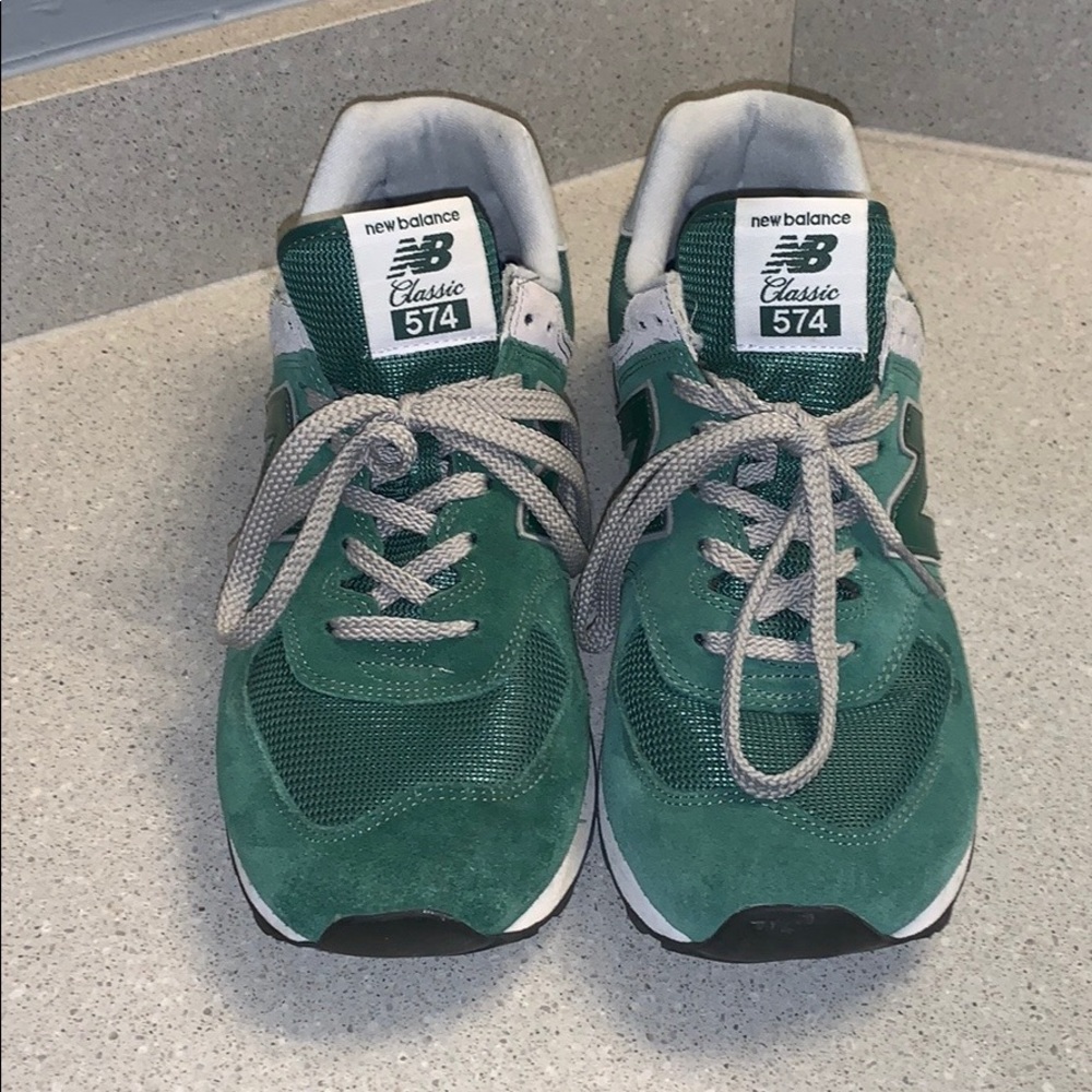 green new balance 574✅✅